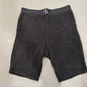 Calvin Klein One Plush Sleep Shorts Ashford Grey S